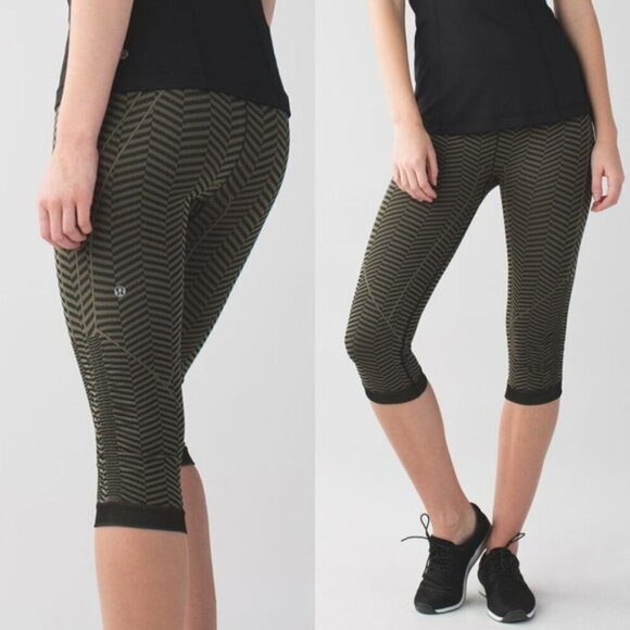 Lululemon In The Flow Crop Herringbone - Picture 5 of 5